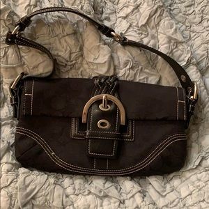 Black Coach Shoulder Bag